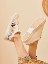 Immaculate Vegan - Minuit sur Terre Virevolte Recycled Grain Leather Vegan Sneakers | Cinnamon UK2.5 / EU35 / US4