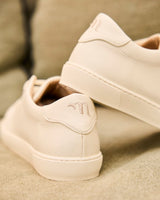 Immaculate Vegan - Minuit sur Terre Virevolte Recycled Grain Leather Vegan Sneakers | Cream
