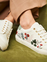 Immaculate Vegan - Minuit sur Terre Virevolte Recycled Grain Leather Vegan Sneakers | Autumn Cinnamon