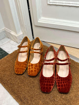 Immaculate Vegan - MOMOC Tacón midi Pigalle Caramelo