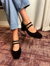 Immaculate Vegan - MOMOC Tacón midi Pigalle Marrón