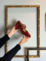 Immaculate Vegan - MOMOC Tacón midi Pigalle Teja