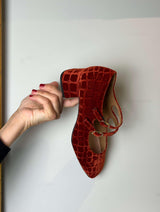 Immaculate Vegan - MOMOC Tacón midi Pigalle Teja