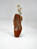 Immaculate Vegan - MOMOC Tacón midi Pigalle Caramelo