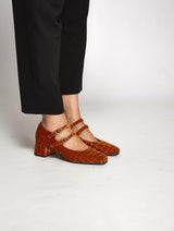 Immaculate Vegan - MOMOC Tacón midi Pigalle Caramelo