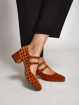 Immaculate Vegan - MOMOC Tacón midi Pigalle Caramelo