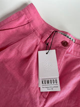 Immaculate Vegan - KOMODO Lion Women's Organic Linen Cotton Trousers | Pink