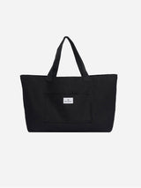Immaculate Vegan - Souleway Natural Cotton Canvas Shopper | Black Black/Black