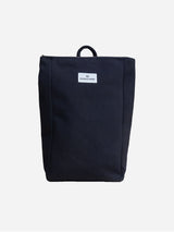 Immaculate Vegan - Souleway Natural Cotton Canvas Simple Backpack L | Night Black Night Black