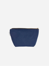 Immaculate Vegan - Souleway Natural Cotton Canvas Cosmetic Bag | Navy Blue Navy Blue