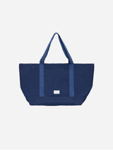 Immaculate Vegan - Souleway Natural Cotton Canvas Beach Bag | Navy/Navy Navy/Navy