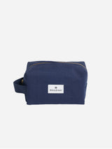 Immaculate Vegan - Souleway Natural Cotton Canvas Classic Washbag S | Navy Blue Navy Blue
