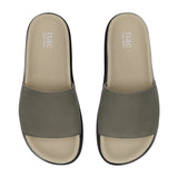 Immaculate Vegan - NAE Vegan Shoes Okina Unisex Vegan Microfibre Wide Strap Platform Sandals | Green