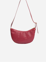 Immaculate Vegan - Souleway Oleatex Vegan Olive Leather Half Moon Bag S | Cherry Red Cherry Red
