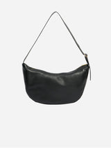 Immaculate Vegan - Souleway Oleatex Vegan Olive Leather Half Moon Bag | Night Black Night Black