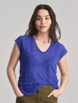 Immaculate Vegan - KOMODO POLLY Organic Cotton Vest - Blue