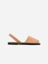 Immaculate Vegan - V.GAN Rambu Women's Vegan Suede Menorcan Sandals | Light Pink