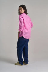 Immaculate Vegan - KOMODO Rio Women's Organic Broderie Anglaise Shirt | Pink