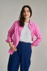 Immaculate Vegan - KOMODO Rio Women's Organic Broderie Anglaise Shirt | Pink