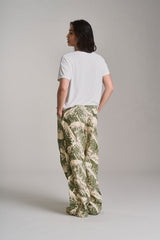 Immaculate Vegan - KOMODO SAFARI - Womens Organic Cotton Trouser - Wave Print