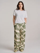 Immaculate Vegan - KOMODO Safari Women's Organic Cotton Trousers | Wave Print