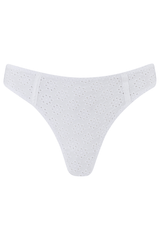 Immaculate Vegan - WILDNESS Spirit Organic Cotton & TENCEL™ Thong | Multiple Colours UK6 / US 2 / EU 34 / White