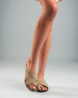 Immaculate Vegan - NAE Vegan Shoes Tanna Unisex Piñatex Vegan Leather Sandals | Green