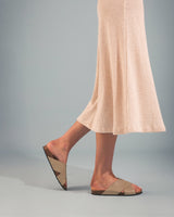 Immaculate Vegan - NAE Vegan Shoes Tupai Unisex Piñatex Vegan Leather Sandals | Green