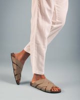 Immaculate Vegan - NAE Vegan Shoes Tanna Unisex Piñatex Vegan Leather Sandals | Green