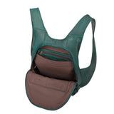 Immaculate Vegan - Arsayo The Original Vegan Leather Backpack | Peacock Blue