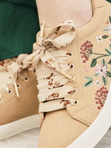 Immaculate Vegan - Minuit sur Terre Floral Vegan Laces | Golden Plumetis