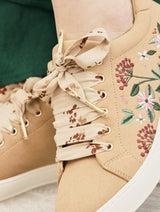 Immaculate Vegan - Minuit sur Terre Floral Vegan Laces | Golden Plumetis