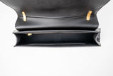 Immaculate Vegan - Eslla Satori Desserto Cactus Leather Vegan Clutch With Gold Chain | Black