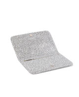 Immaculate Vegan - Willa Phoenix The Las Vegas Vegan Leather Glittered Clutch | Platinum