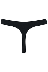 Immaculate Vegan - WILDNESS Tempest TENCEL™ Lyocell Thong | Black