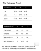 Immaculate Vegan - Protected Species Waterproof Trench Coat | Black