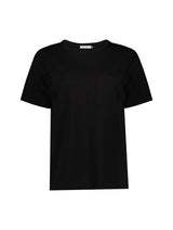 Immaculate Vegan - Baukjen Baukjen Essentials Regenerative Cotton Perfect Tee | Caviar Black Caviar Black / UK6 / EU34 / US2