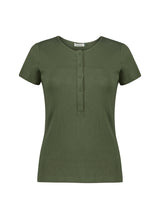 Immaculate Vegan - Baukjen Kikki Cap Sleeve Henley Top