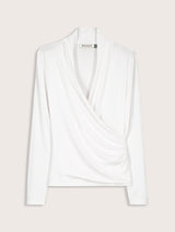 Immaculate Vegan - Baukjen Gylda Wrap Top | Pure White