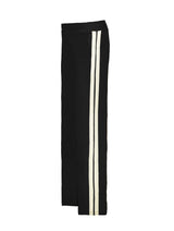 Immaculate Vegan - Baukjen Petite Tippi 2.0 LENZING™ ECOVERO™ Side Stripe Trousers | Black & Cream