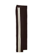 Immaculate Vegan - Baukjen Tippi 2.0 Side Stripe Trousers | Dark Chocolate & Cream