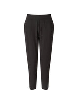 Immaculate Vegan - Baukjen Petite Neath LENZING™ ECOVERO™ Tapered Trousers | Caviar Black Caviar Black / UK6 / EU34 / US2