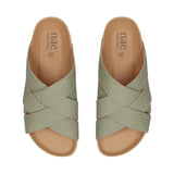 Immaculate Vegan - NAE Vegan Shoes Tanna Unisex Piñatex Vegan Leather Sandals | Green