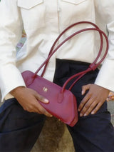 Immaculate Vegan - Melina Bucher Tessa Vegan Leather Shoulder Bag | Cherry Cherry