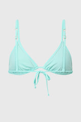 Immaculate Vegan - AQVA Swimwear Tortuga Recycled Polyamide Bikini Top | AQVA Blue