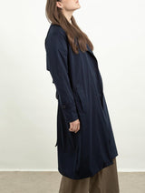 Immaculate Vegan - Protected Species Waterproof Trench Coat | Midnight Navy