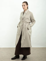 Immaculate Vegan - Protected Species Waterproof Trench Coat | Portland Stone