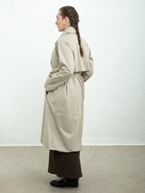 Immaculate Vegan - Protected Species Waterproof Trench Coat | Portland Stone