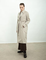 Immaculate Vegan - Protected Species Waterproof Trench Coat | Portland Stone