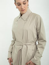 Immaculate Vegan - Protected Species Waterproof Trench Coat | Portland Stone